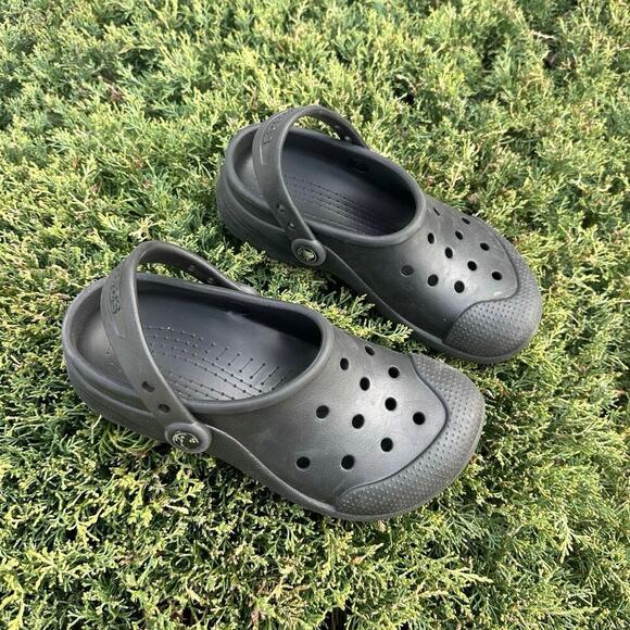 Crocs Unisex Classic Clogs Size M 6 W 8 Black Sandals - Picture 5 of 13